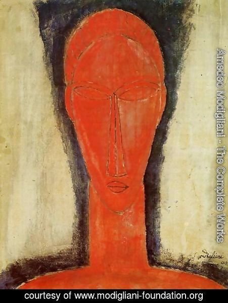 Amedeo Modigliani - Study of a Head