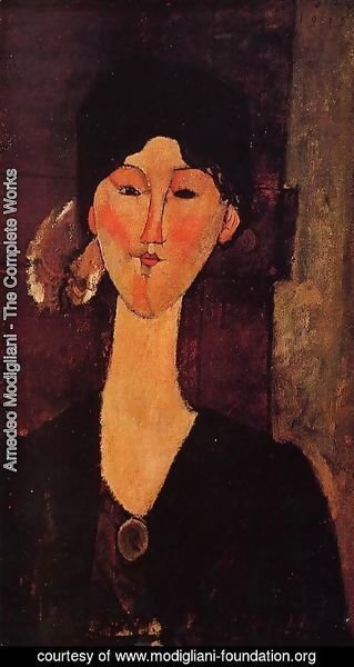 Amedeo Modigliani - Portrait of Beatrice Hastings I