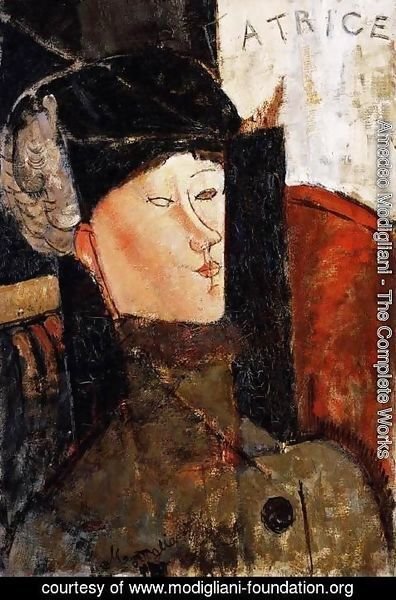 Amedeo Modigliani - Portrait of Beatrice Hastings III