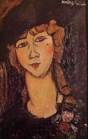 Amedeo Modigliani - Head of a Woman in a Hat