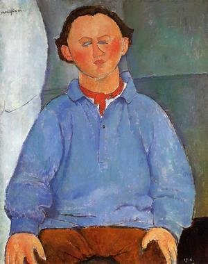 Amedeo Modigliani - Portrait of Oscar Meistchaninoff