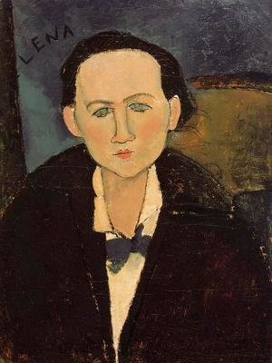 Amedeo Modigliani - Portrait of Elena Pavlowski I
