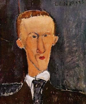 Amedeo Modigliani - Portrait of Blaise Cendrars