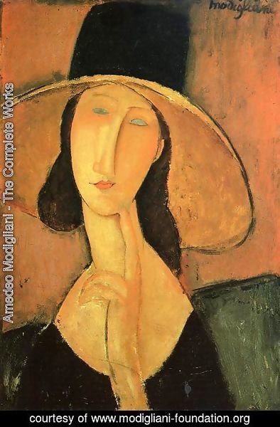 Amedeo Modigliani - Portrait of a Woman with Hat