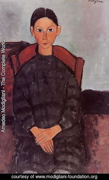 Amedeo Modigliani - Young Girl in a Black Apron