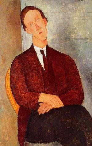 Amedeo Modigliani - Portrait of Morgan Russell