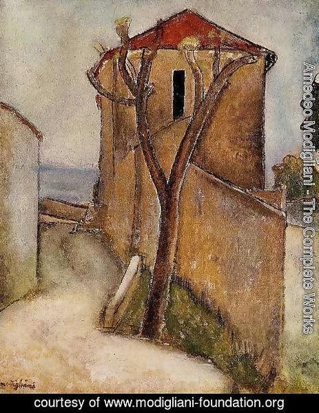Amedeo Modigliani - Landscape in the Midi