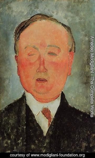 Amedeo Modigliani - Man in a Monocle Named Bidou