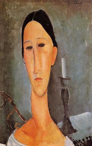 Amedeo Modigliani - Portrait of Anna Zborowska I