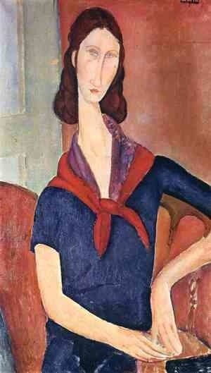 Amedeo Modigliani - Jeanne Hebuterne in a Scarf