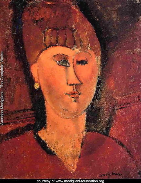Head of Red-Haired Woman