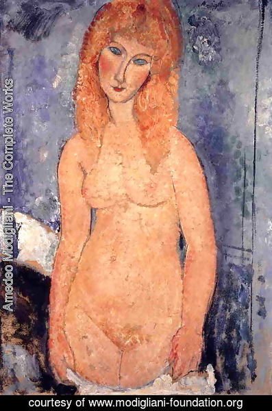 Amedeo Modigliani - Blonde Nude