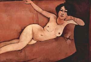 Amedeo Modigliani - Act on a sofa (Almaiisa)