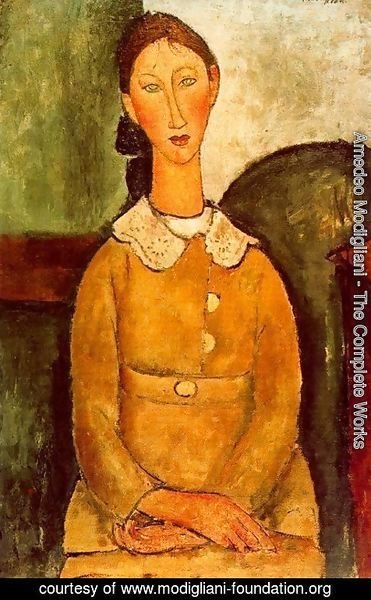 Amedeo Modigliani - Girl in the yellow dress