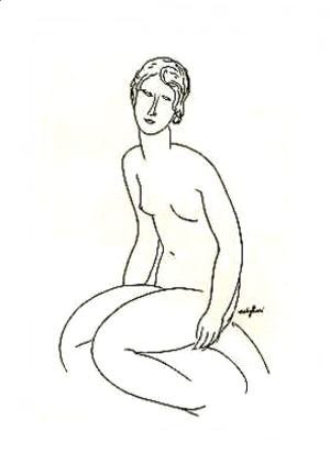 Amedeo Modigliani - Nude Woman
