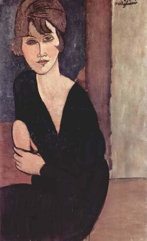 Amedeo Modigliani - Portrait of Madame Reynouard