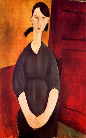 Amedeo Modigliani - Portrait of Paulette Jourdain