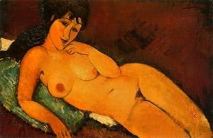 Amedeo Modigliani - reclining nude 1917