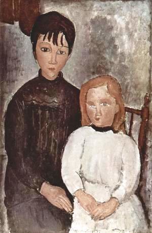 Amedeo Modigliani - Two girls