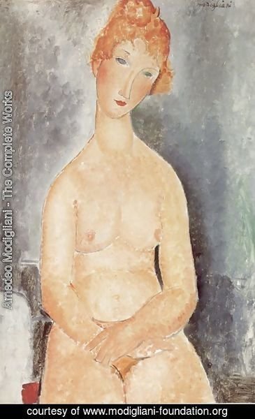Amedeo Modigliani - Seated Nude 2