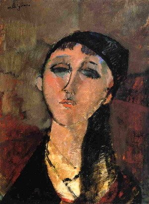 Amedeo Modigliani - Portrait of a Young Girl (aka Louise) 1915