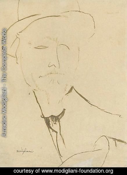 Amedeo Modigliani - Portrait d'homme