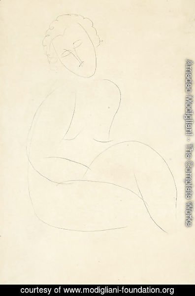 Amedeo Modigliani - Femme nue assise