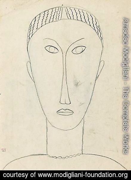 Amedeo Modigliani - Tete De Face