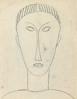 Amedeo Modigliani - Tete De Face