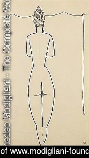 Amedeo Modigliani - Female nude 2
