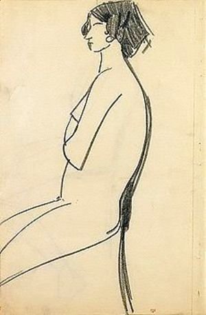 Amedeo Modigliani - Woman sitting