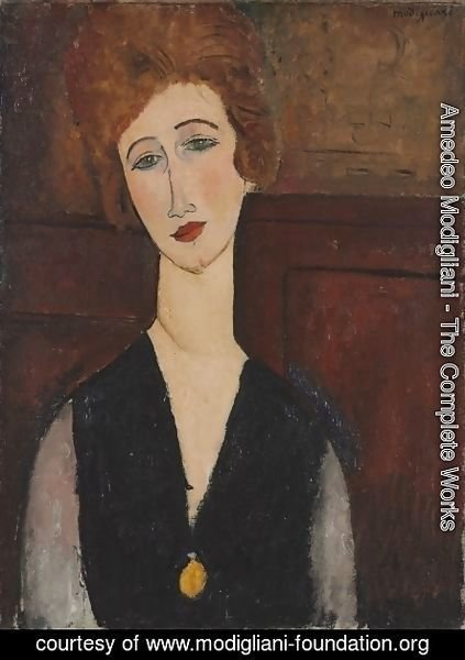 Amedeo Modigliani - Portait of a Woman