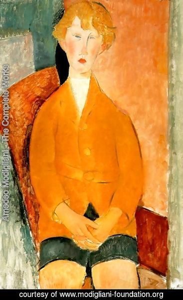 Amedeo Modigliani - Boy in Shorts