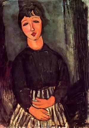 Amedeo Modigliani - A young girl
