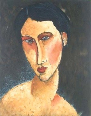 Amedeo Modigliani - Young Girl with Blue Eyes