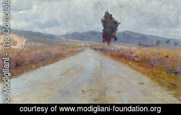 Amedeo Modigliani - The Tuscan Road