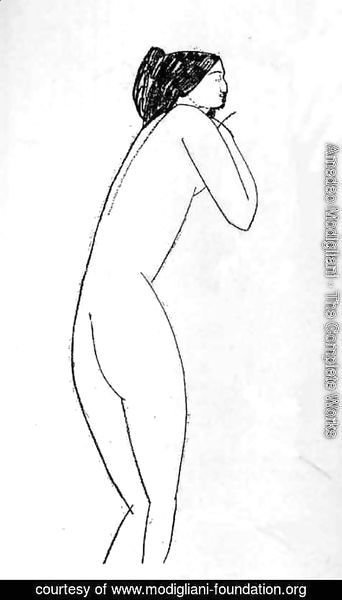 Amedeo Modigliani - Nude Anna Akhmatova Ii