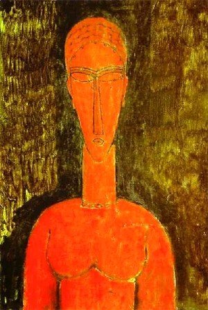 Amedeo Modigliani - The Red Bust