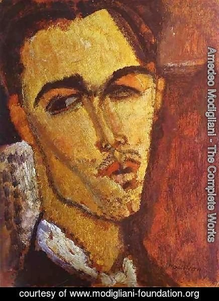 Amedeo Modigliani - Portrait Of The Spanish Painter Celso Lagar