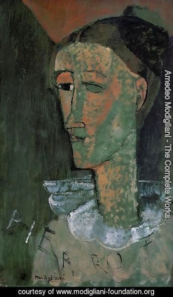 Amedeo Modigliani - Pierrot