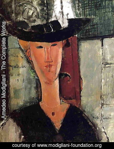 Amedeo Modigliani - Madam Pompadour   Portrait Of Beatrice Hastings