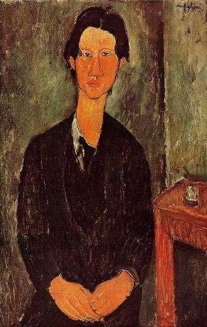 Portrait Of Chaim Soutine Seated At A Table