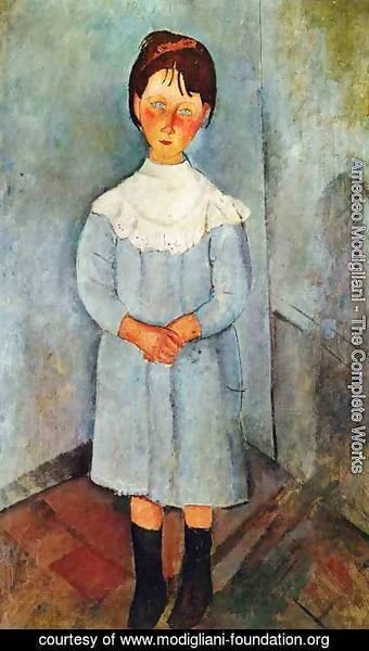 Amedeo Modigliani - Little Girl In Blue