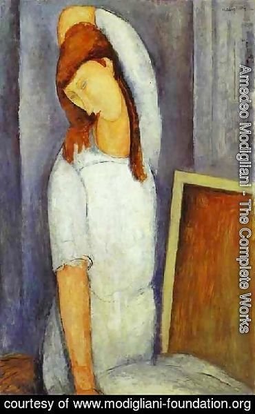 Amedeo Modigliani - Portrait Of Jeanne Hebuterne Iii