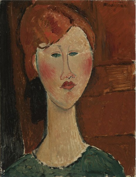 Femme Aux Cheveux Rouges