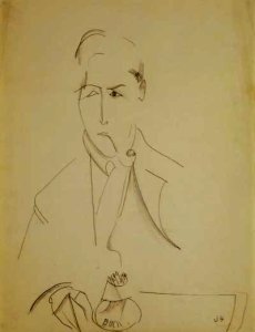 Modigliani with the pipe