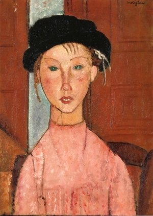 Amedeo Modigliani - Young Girl in Beret