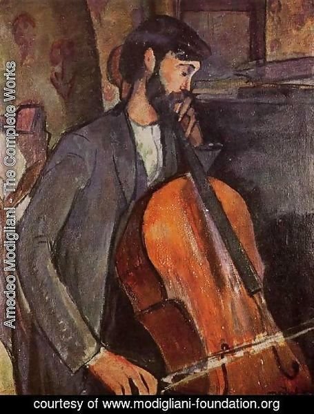 Amedeo Modigliani - The Cellist