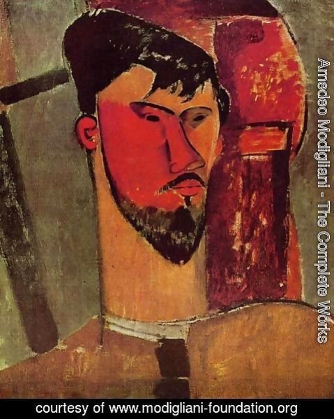 Amedeo Modigliani - Portrait of Henri Laurens