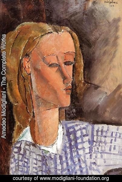Amedeo Modigliani - Portrait of Beatrice Hastings IV